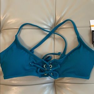 California waves juniors swimwear bikini top